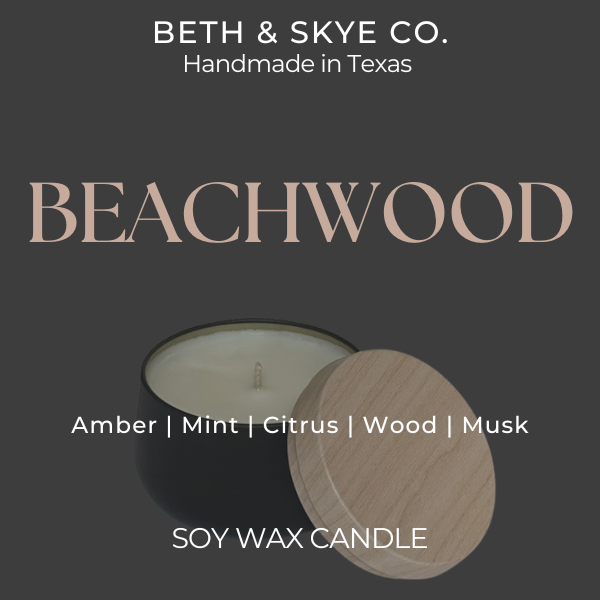 BEACHWOOD- 4 OUNCE BLACK TIN- RTS