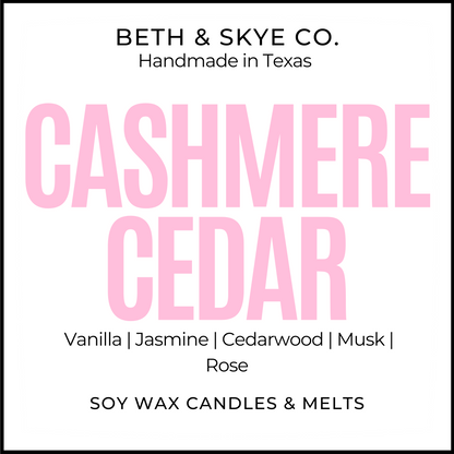 CASHMERE CEDAR- CANDLE/ WAX MELT