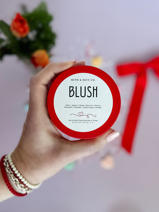 BLUSH- CANDLES + WAX MELTS