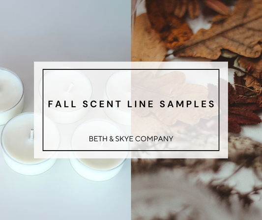 FALL SCENT LINE SAMPLE PACKAGE- TEALIGHT CANDLES