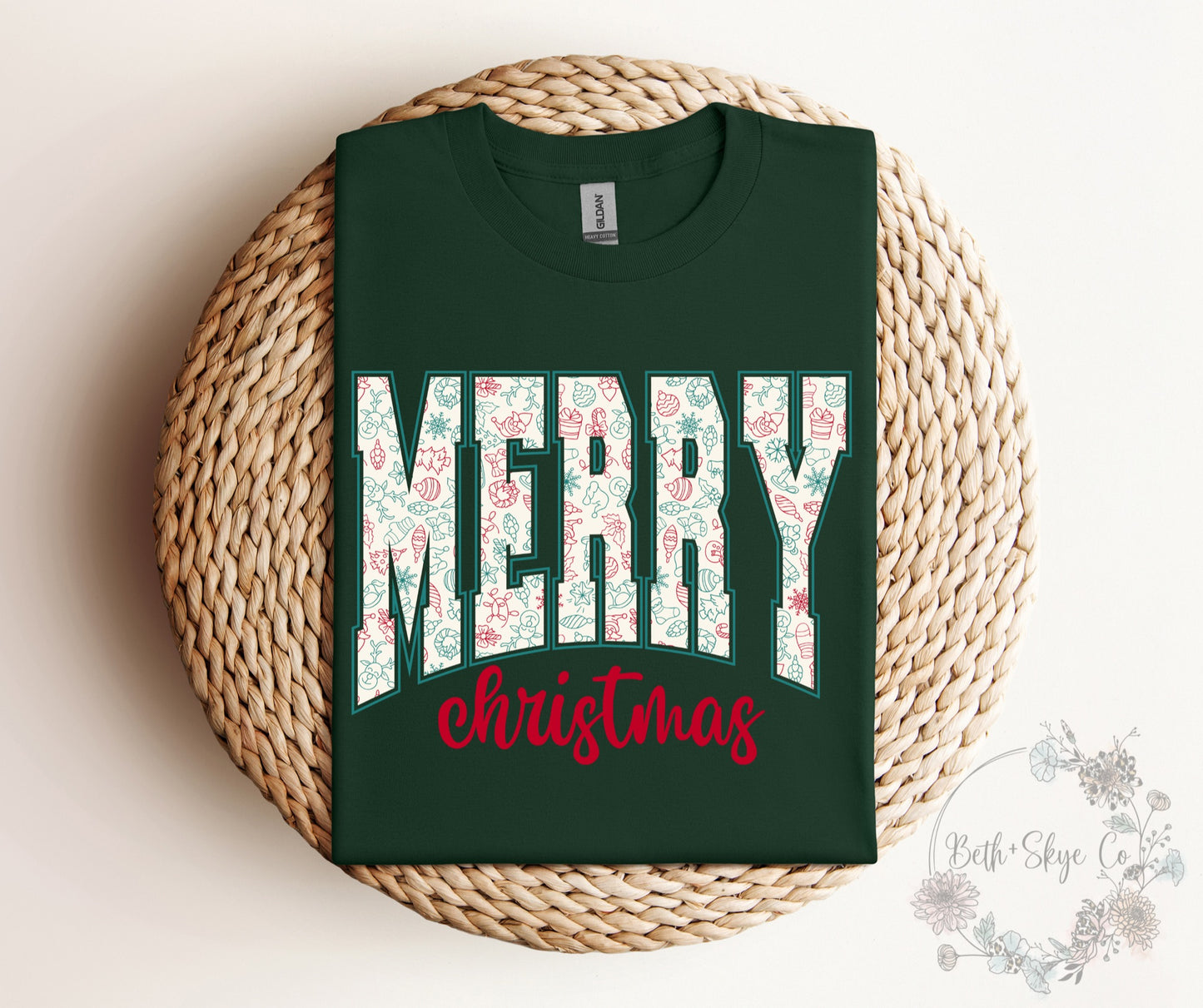 MERRY CHRISTMAS (RED FONT)