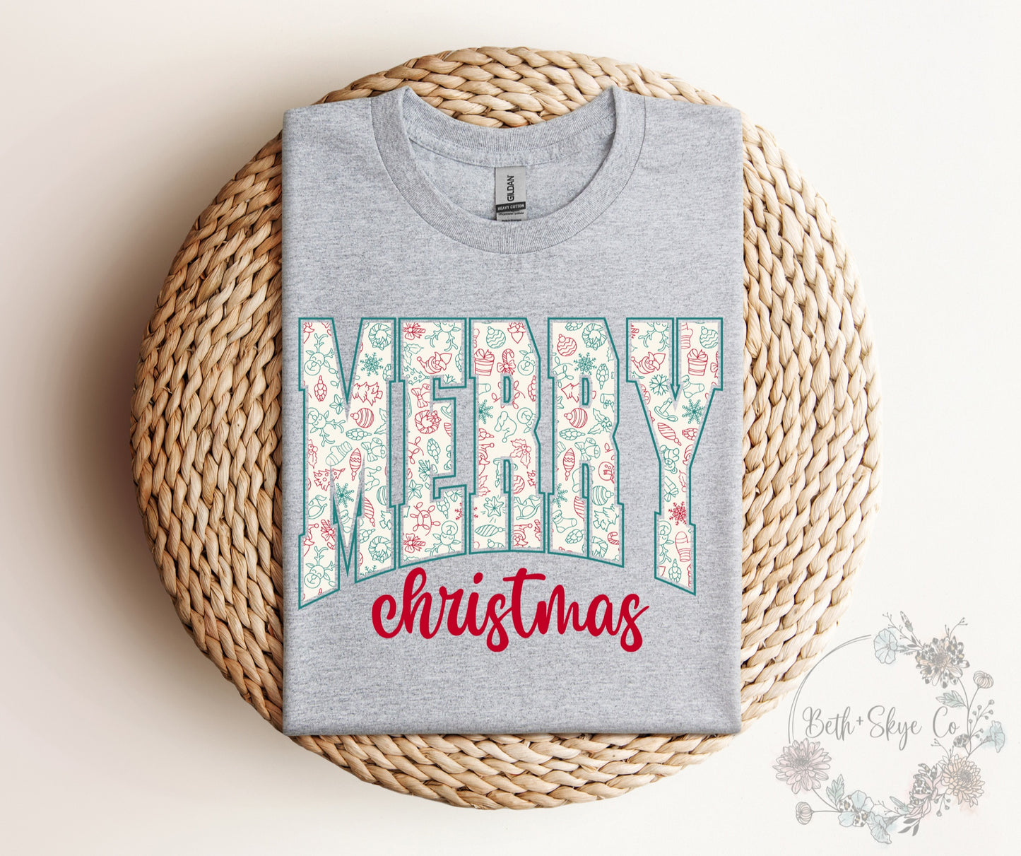 MERRY CHRISTMAS (RED FONT)