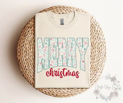 MERRY CHRISTMAS (RED FONT)