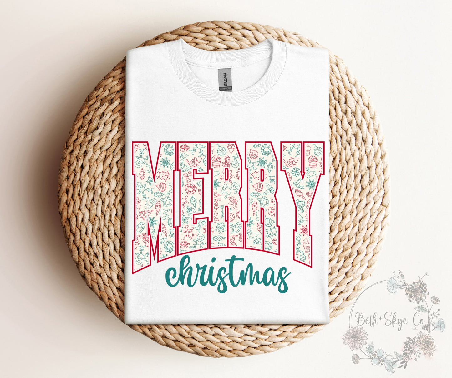 MERRY CHRISTMAS (GREEN FONT)