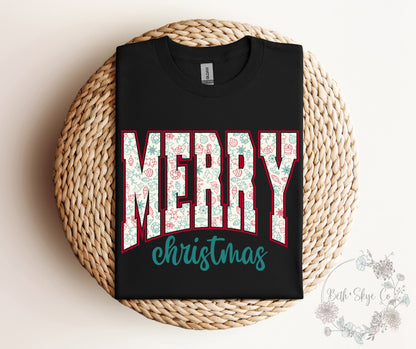 MERRY CHRISTMAS (GREEN FONT)