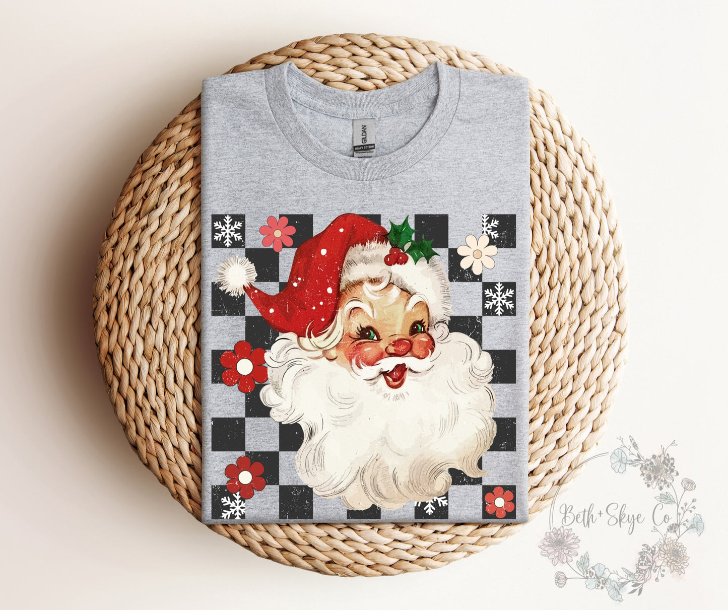 CHECKERED SANTA