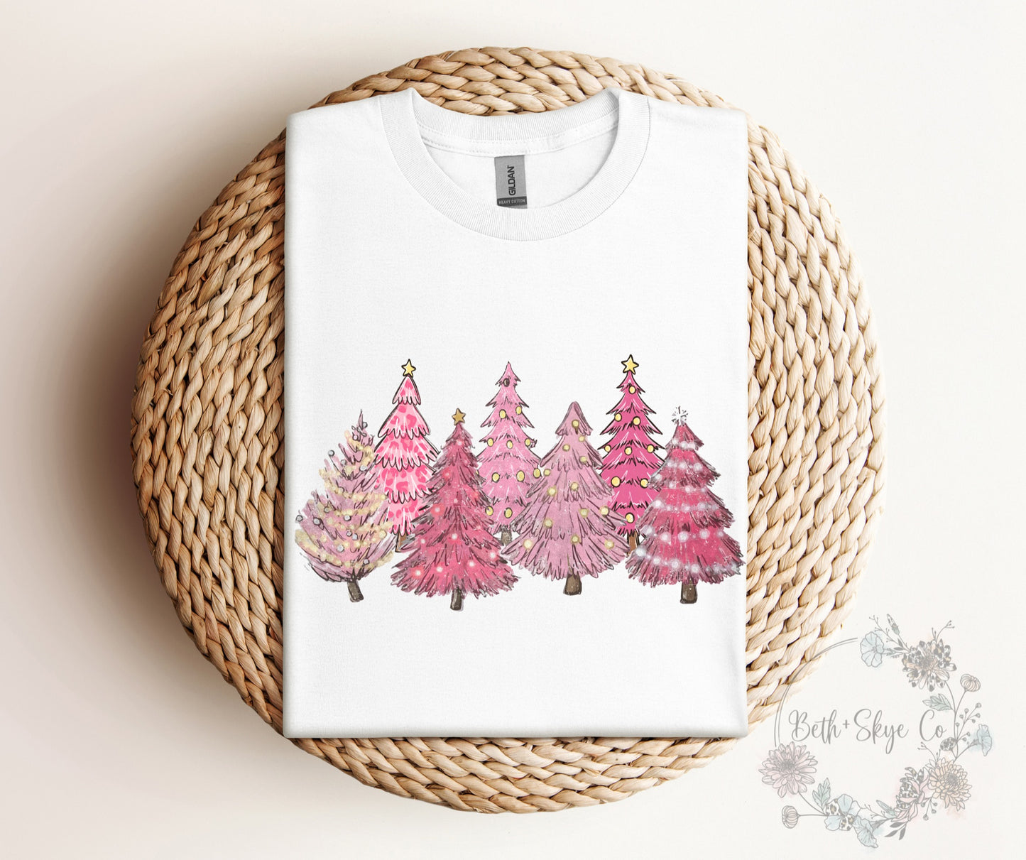 PINK CHRISTMAS TREES