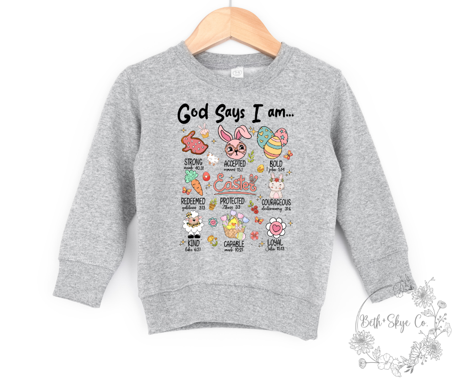 GOD SAYS I AM- TODDLER