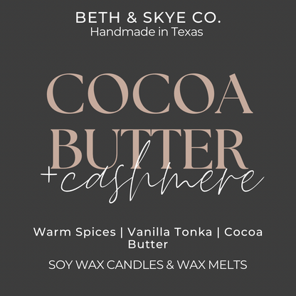 COCOA BUTTER CASHMERE- CANDLE/ WAX MELT