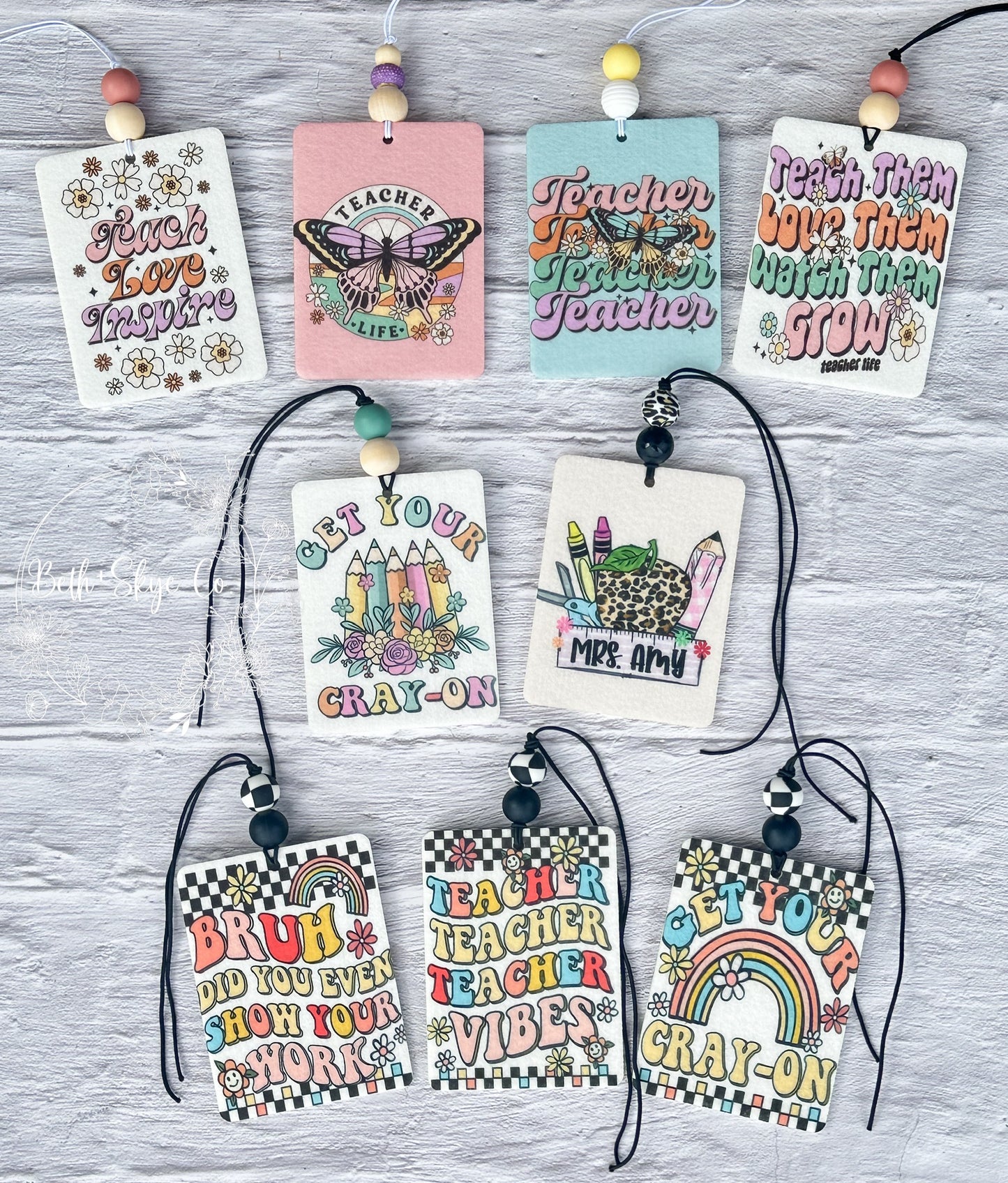 TEACHER AIR FRESHENER GIFT SET