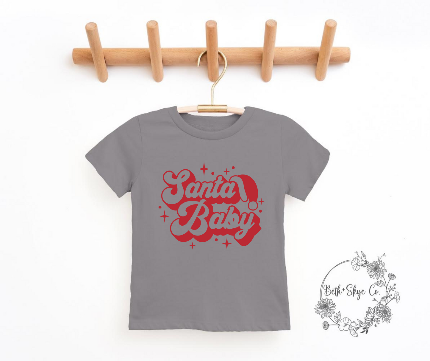 TODDLER SANTA BABY TEE