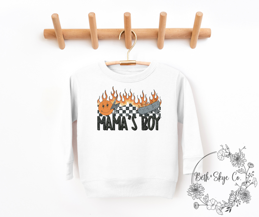 MAMAS BOY- TODDLER SWEATSHIRT