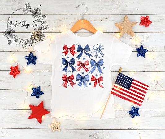 PATRIOTIC BOWS- KIDS