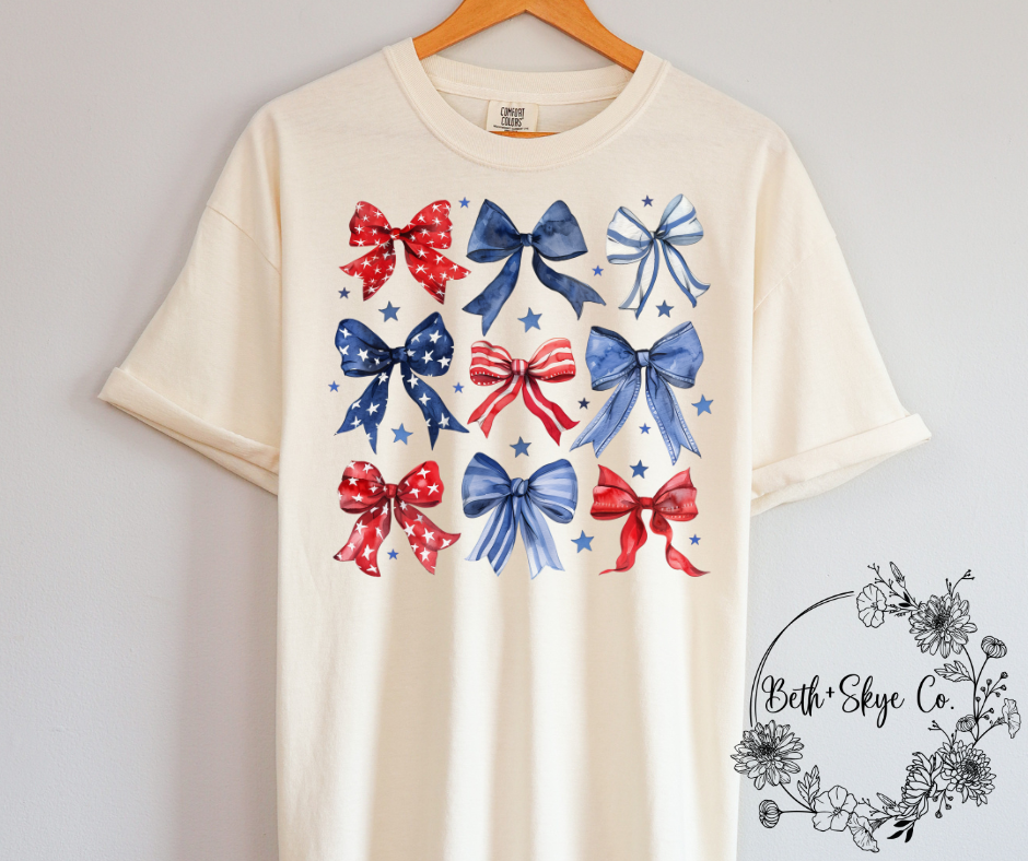 PATRIOTIC BOWS- ADULT