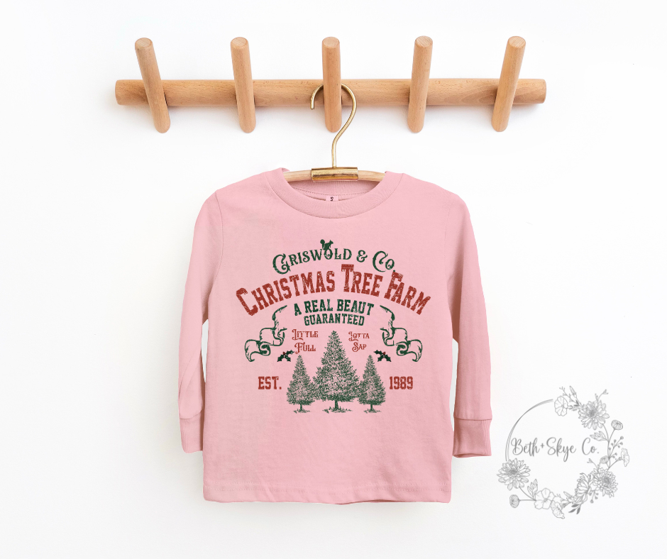 TREE FARM- TODDLER LONG SLEEVE