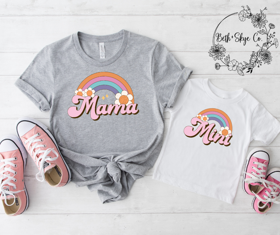 MAMA + MINI RETRO RAINBOW BUNDLE