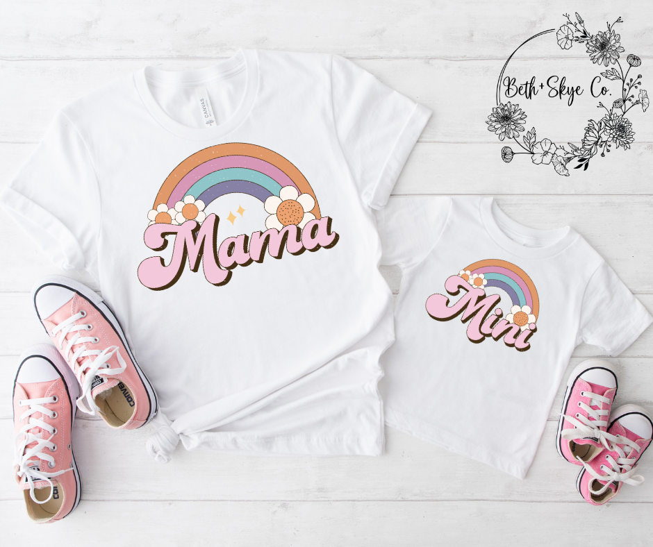 MAMA + MINI RETRO RAINBOW BUNDLE