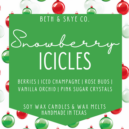 SNOWBERRY ICICLES