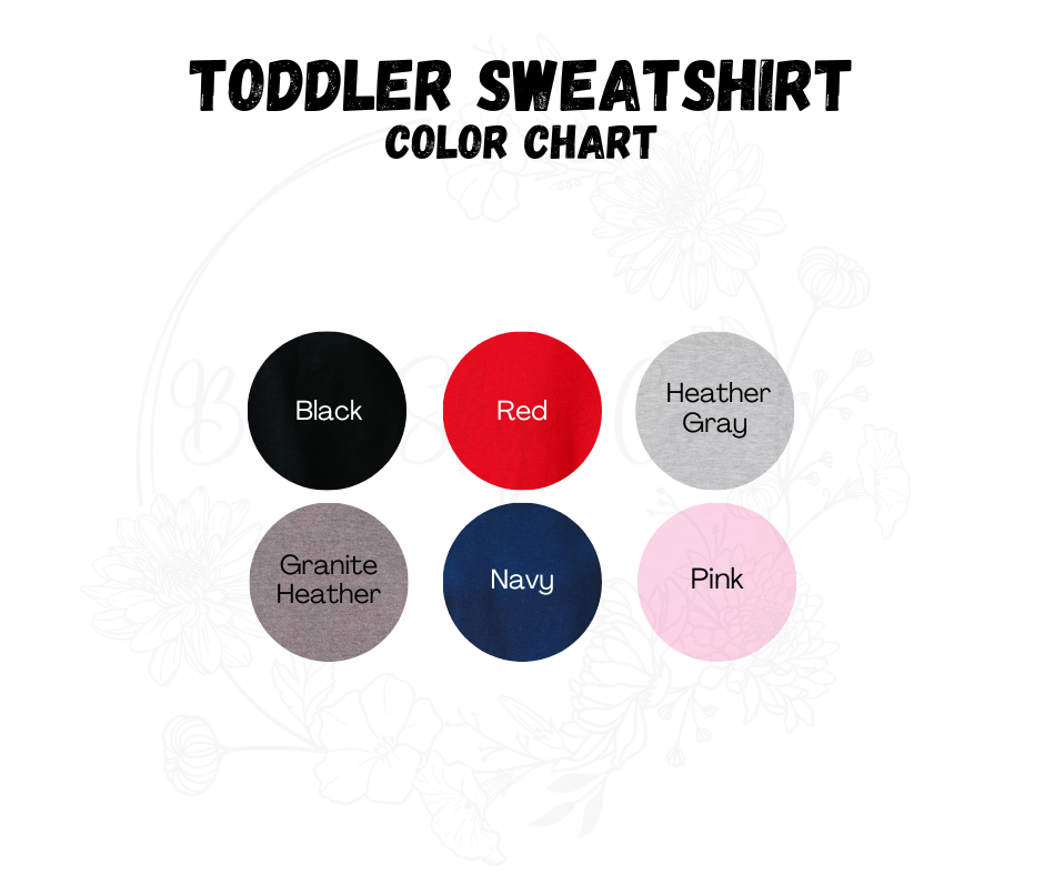 XOXO (BLACK FONT)- TODDLER SWEATSHIRT