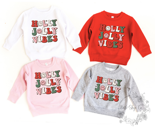 HOLLY JOLLY- TODDLER SWEATSHIRT