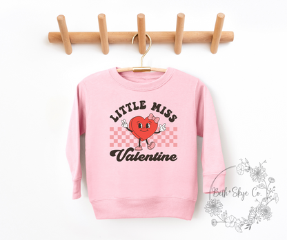 MISS VALENTINE- TODDLER SWEATSHIRT