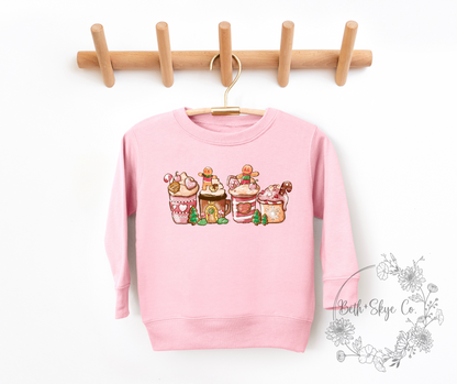 GINGERBREAD MUGS- TODDLER SWEATSHIRT